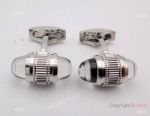 Wholesale Replica Mont Blanc Cufflinks Silver Steel Cuff Link